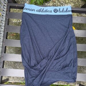 Lululemon Athletica Charcoal Pencil Skirt